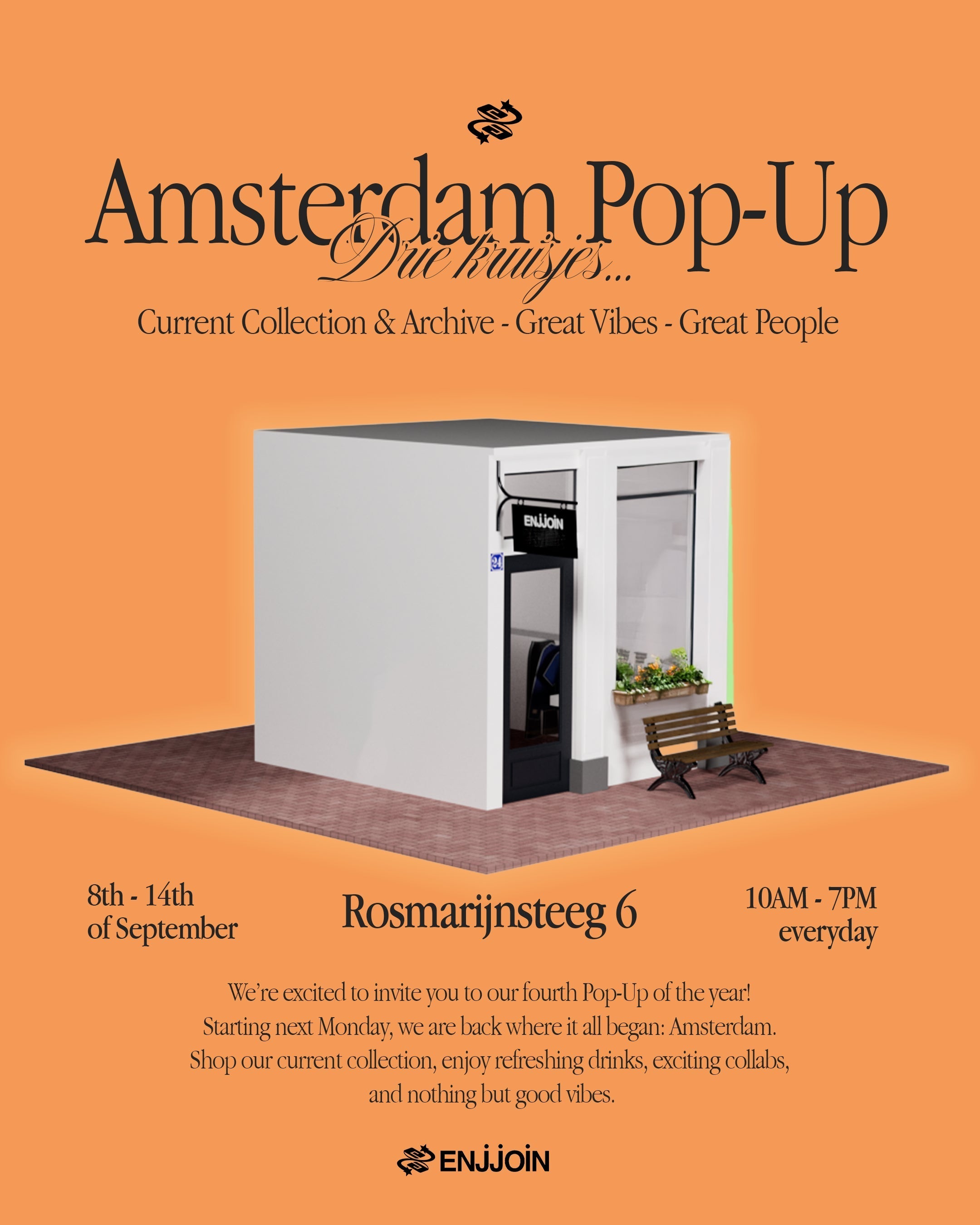 The ENJJOIN Pop-Up Amsterdam is back!