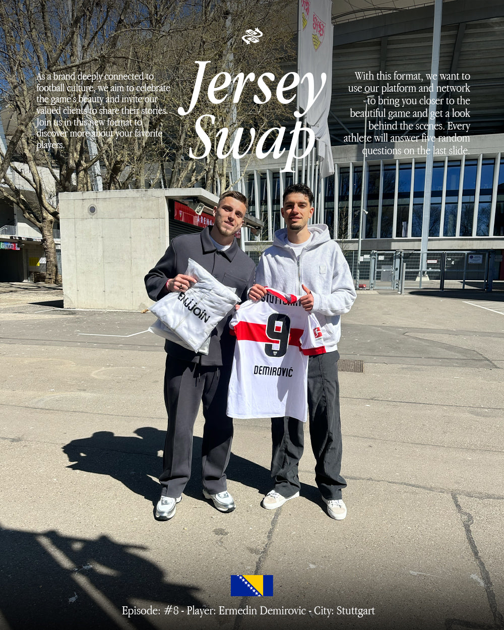 ENJJOIN Jersey Swap: Episode 8 with Ermedin Demirovic