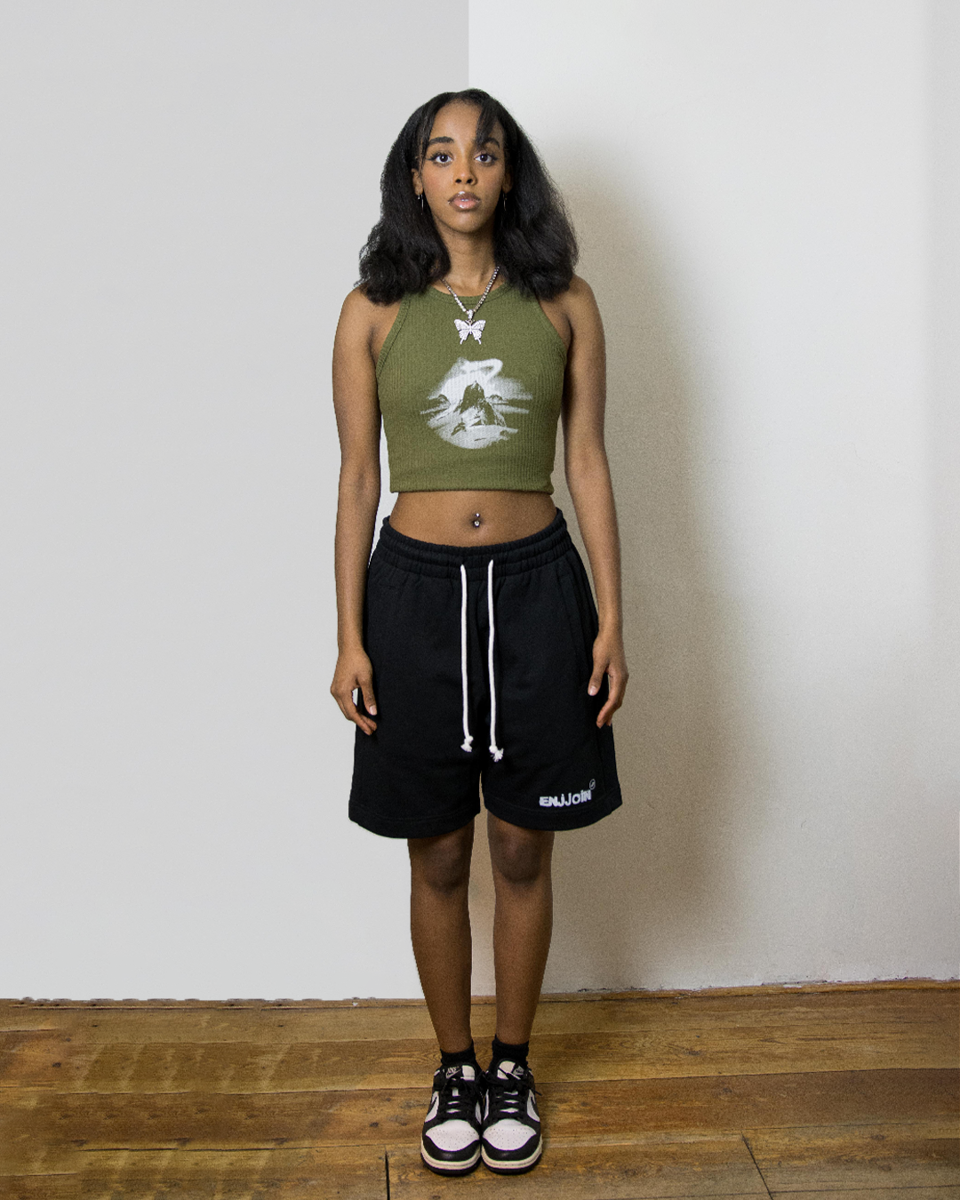 Aurora Crop Top Khaki