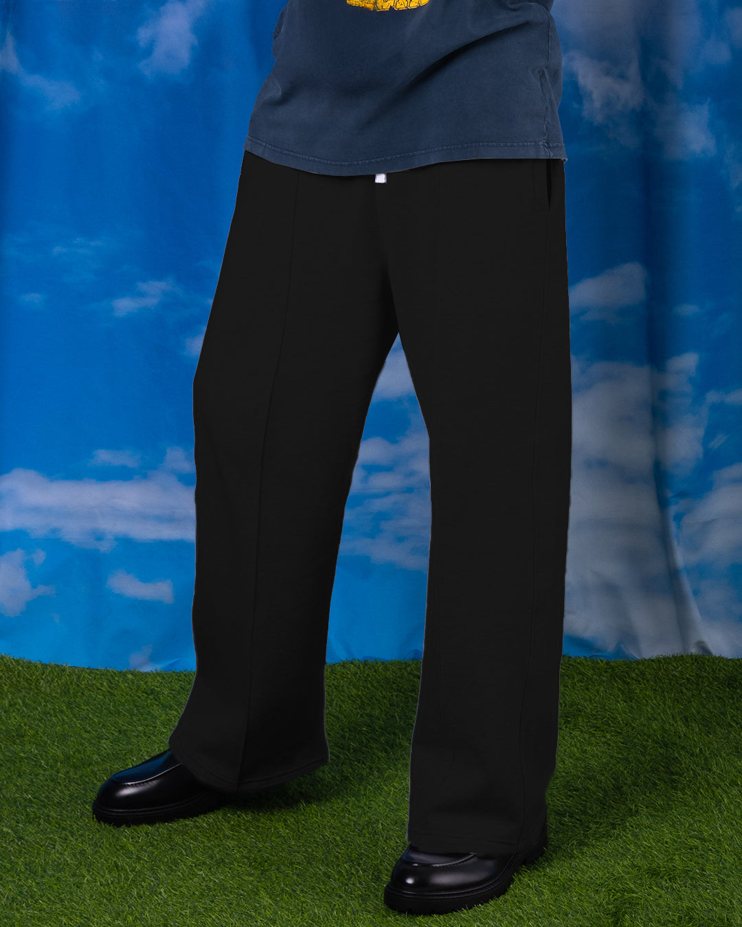 Flora Jogger Black (Wide Leg)