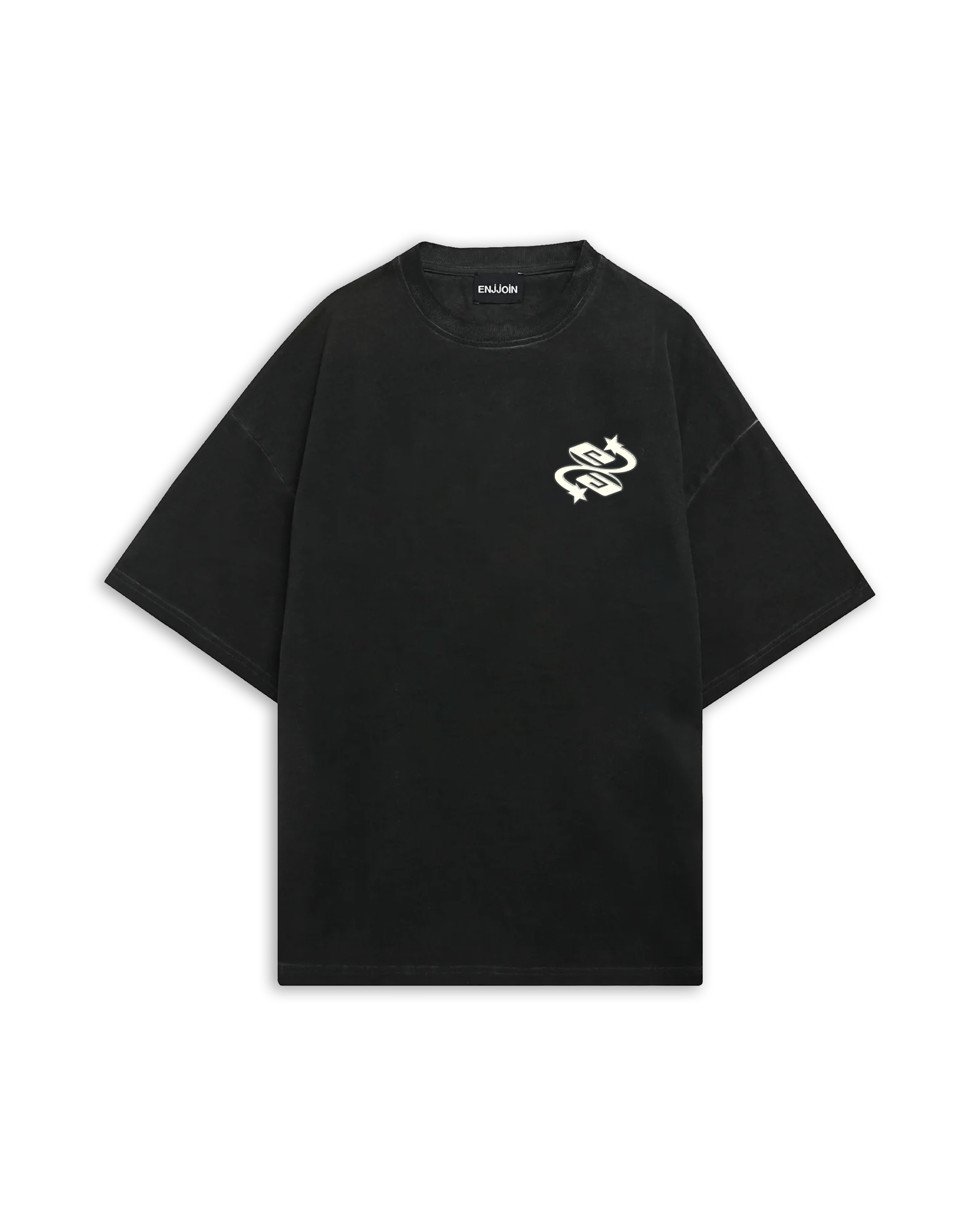 Echo Patch T-Shirt Faded Black