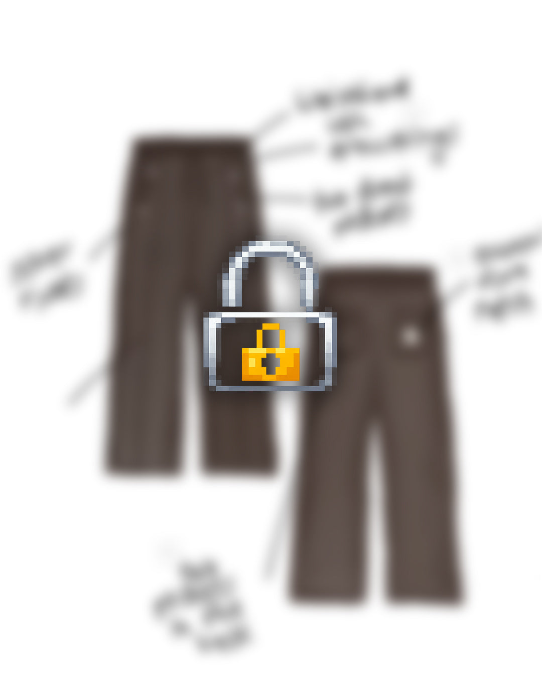 Flora Jogger Brown (Wide Leg)