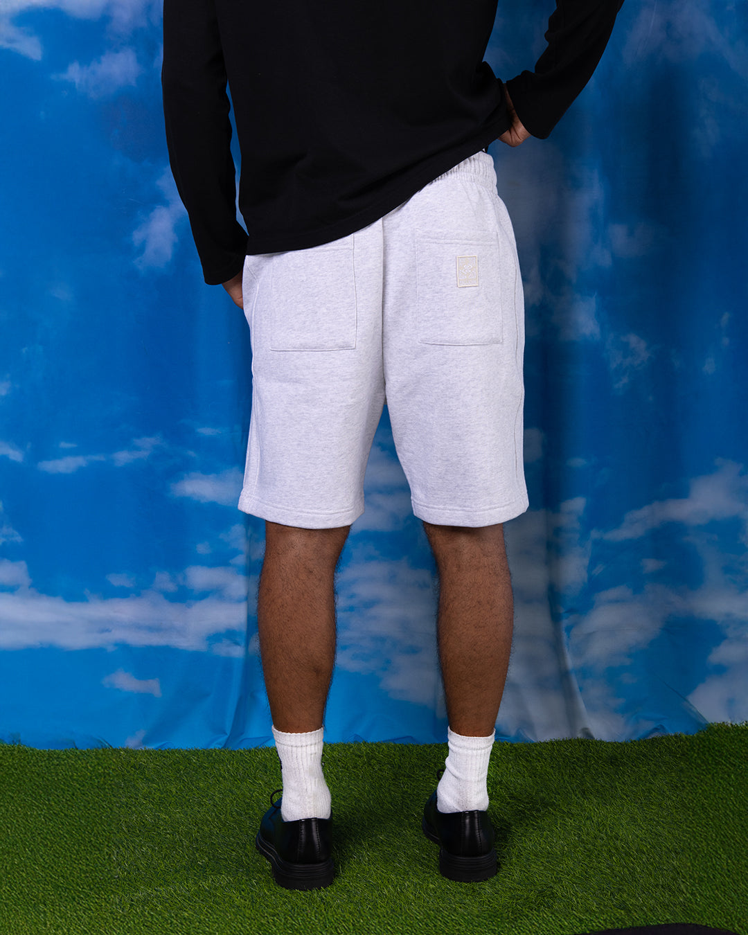 Flora Shorts Light Grey