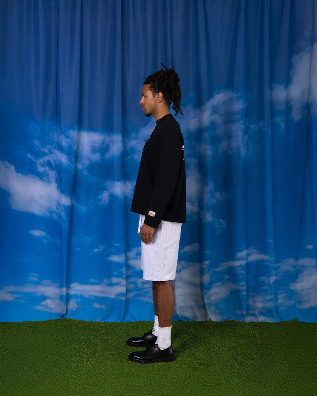 Flora Shorts Light Grey