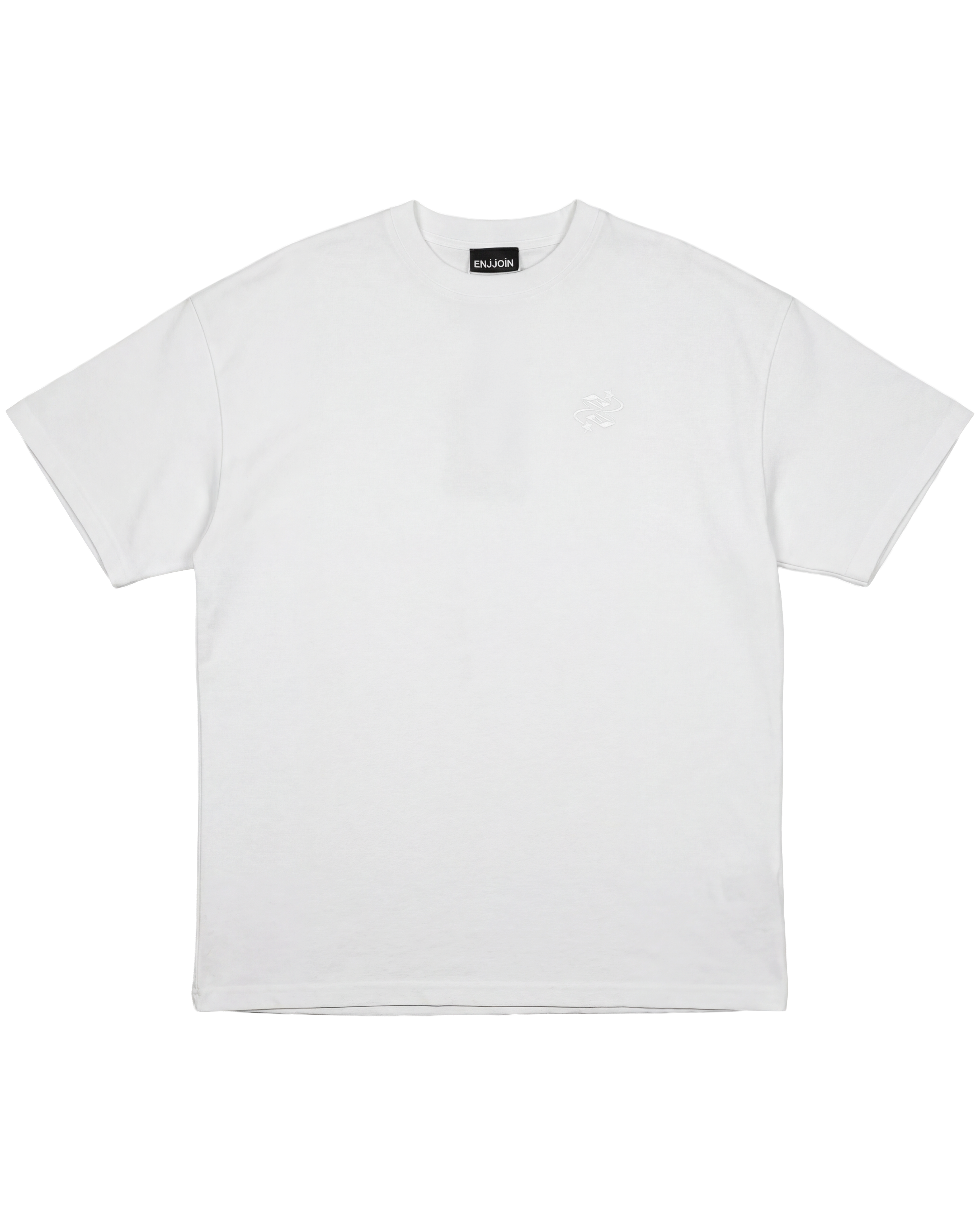 Echo Tonal Embroidery T-Shirt White