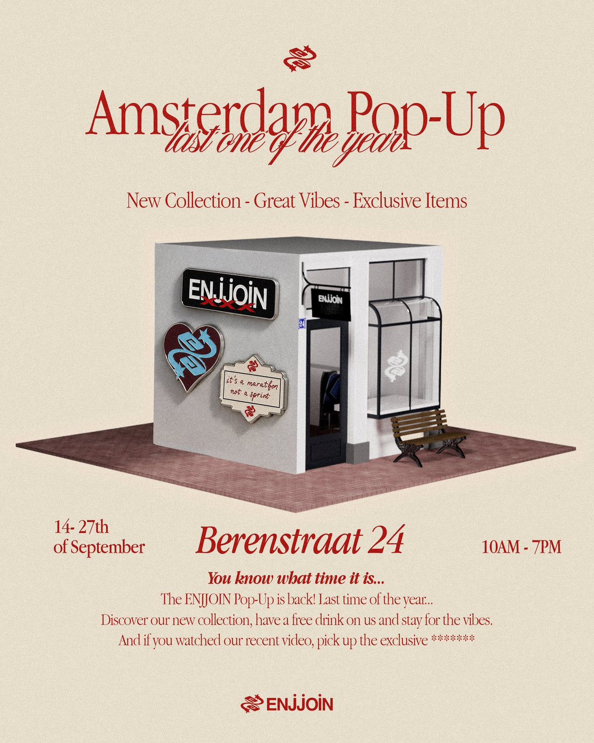 Don't miss the last Pop-Up of the year!