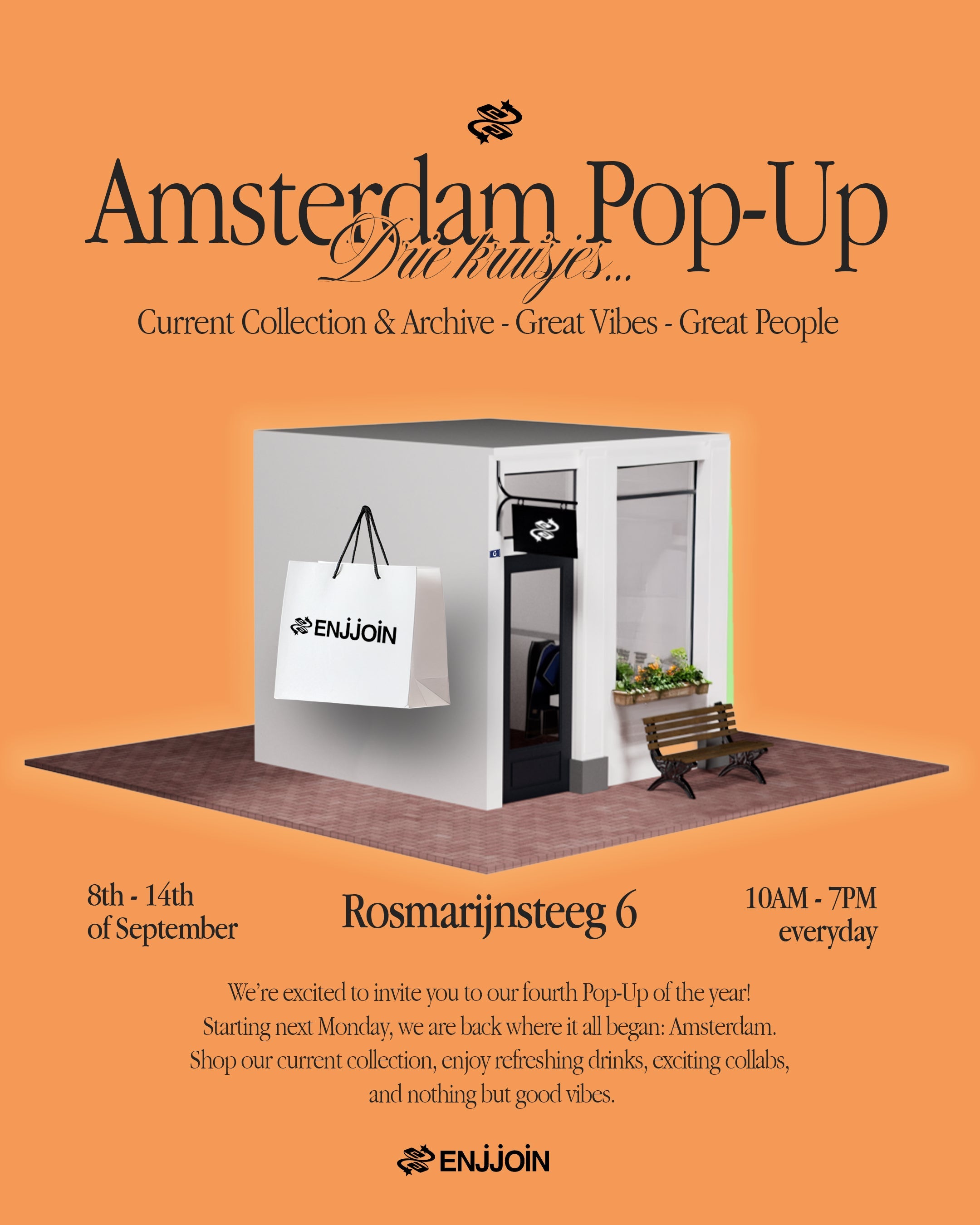 The ENJJOIN Pop-Up Amsterdam is back!