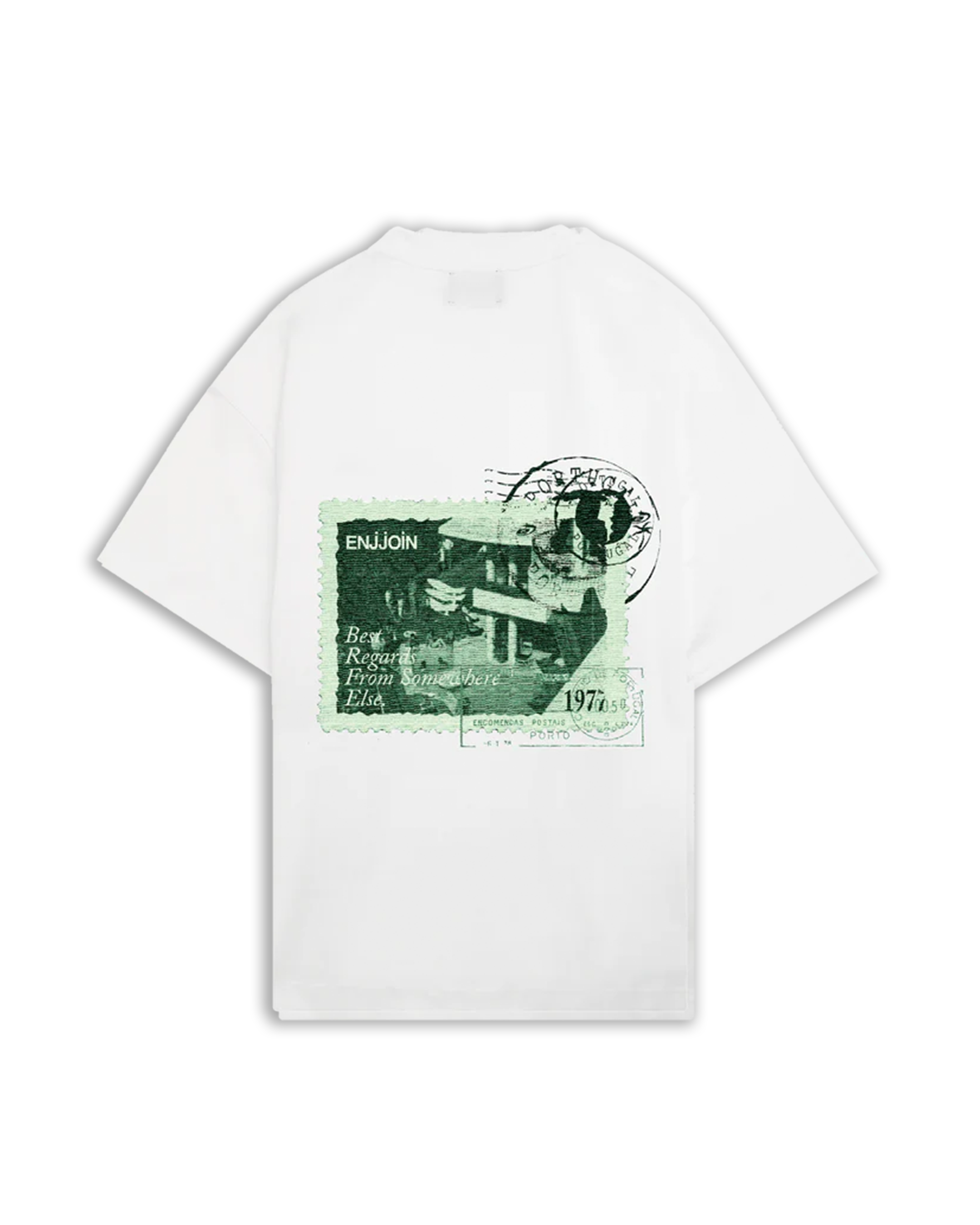 Postage Stamp T-Shirt White