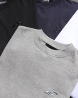 E-Logo Tonal Embroidery T-Shirt Black
