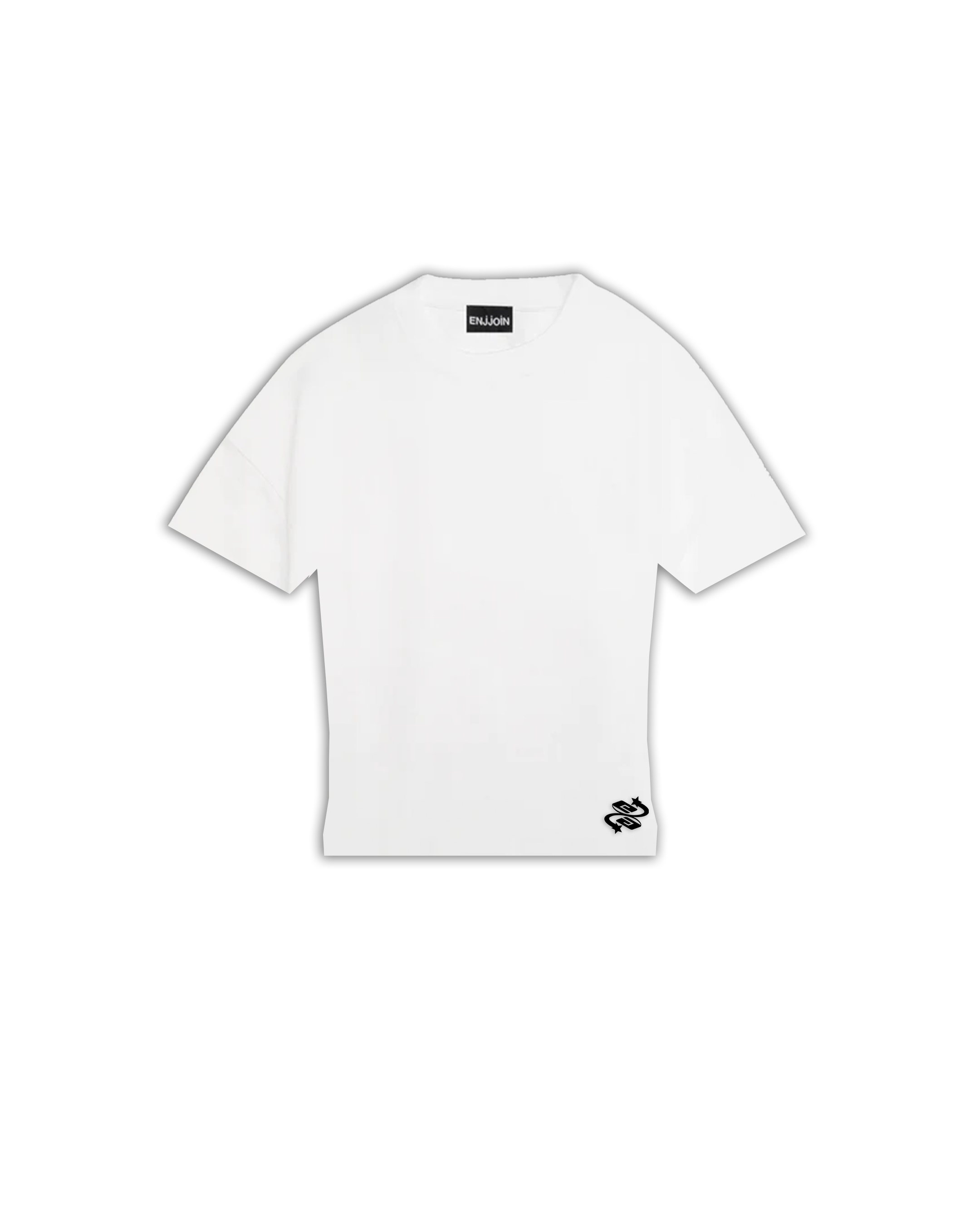 Echo Logo Baby Tee White