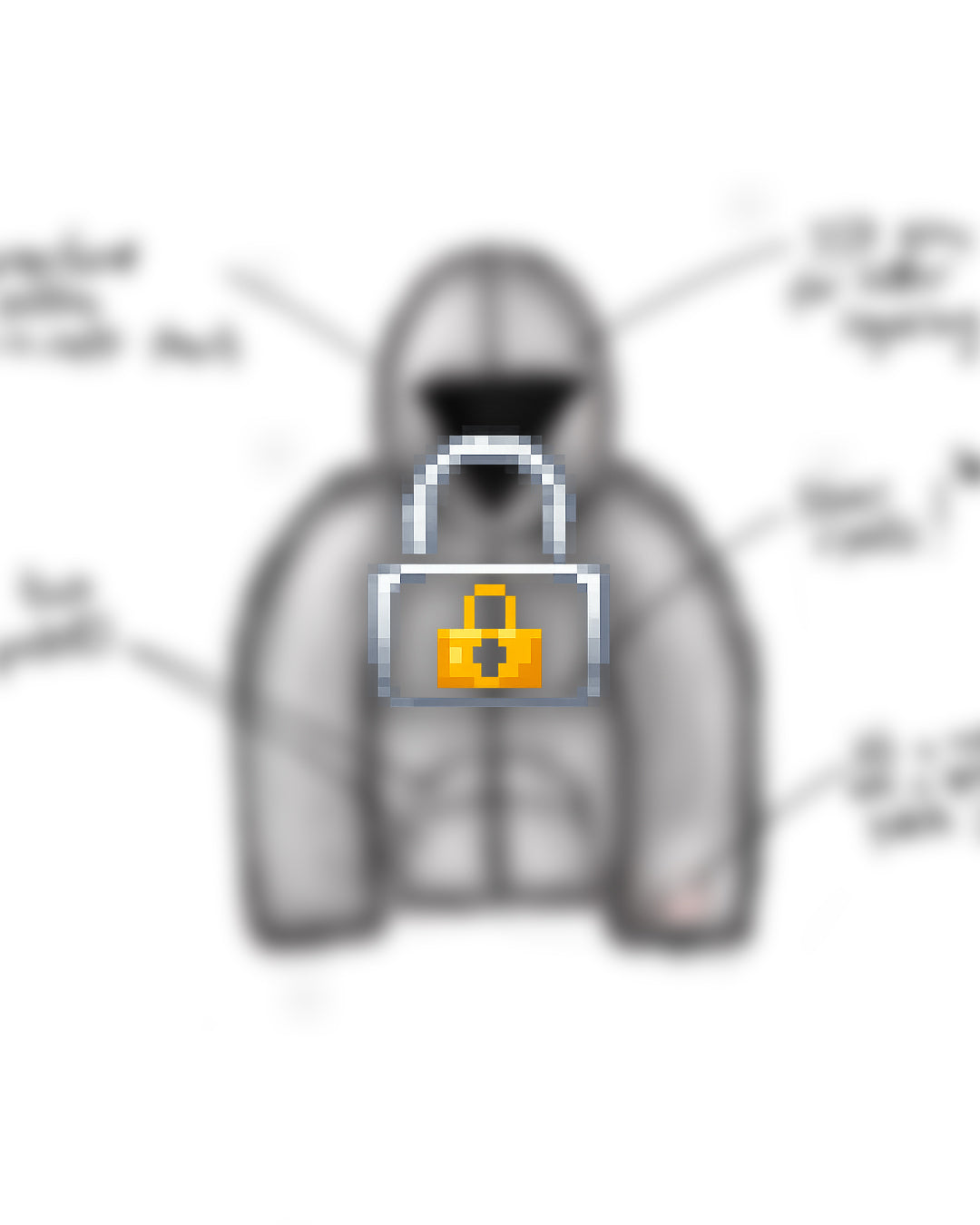 Double Pocket Zip-Hoodie Light Grey