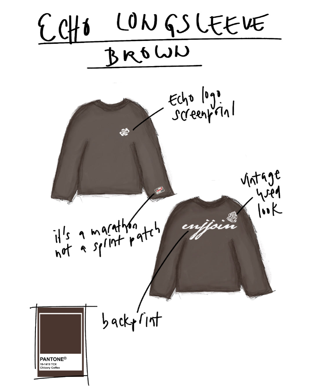 Echo Longsleeve Brown