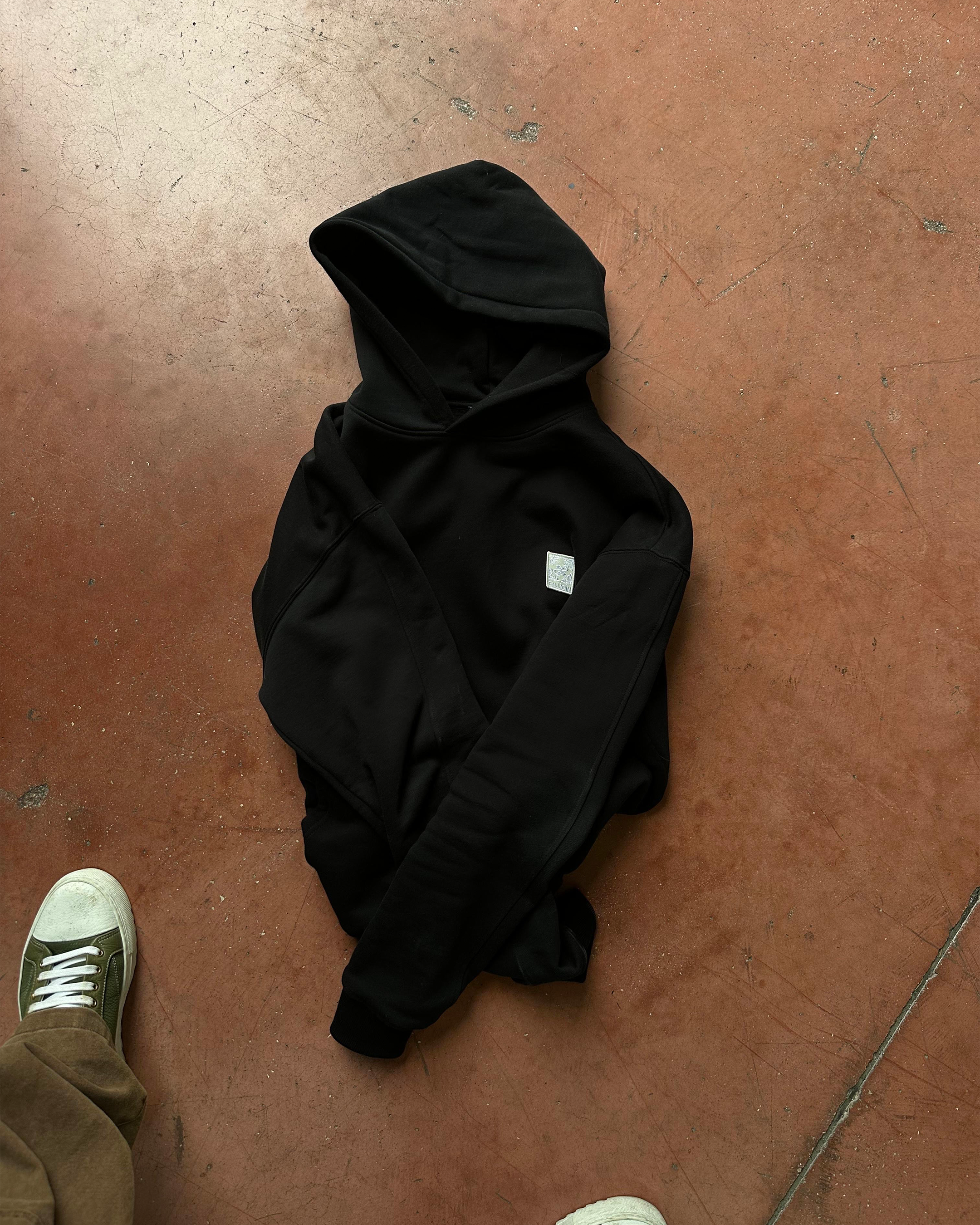 Flora Hoodie Black