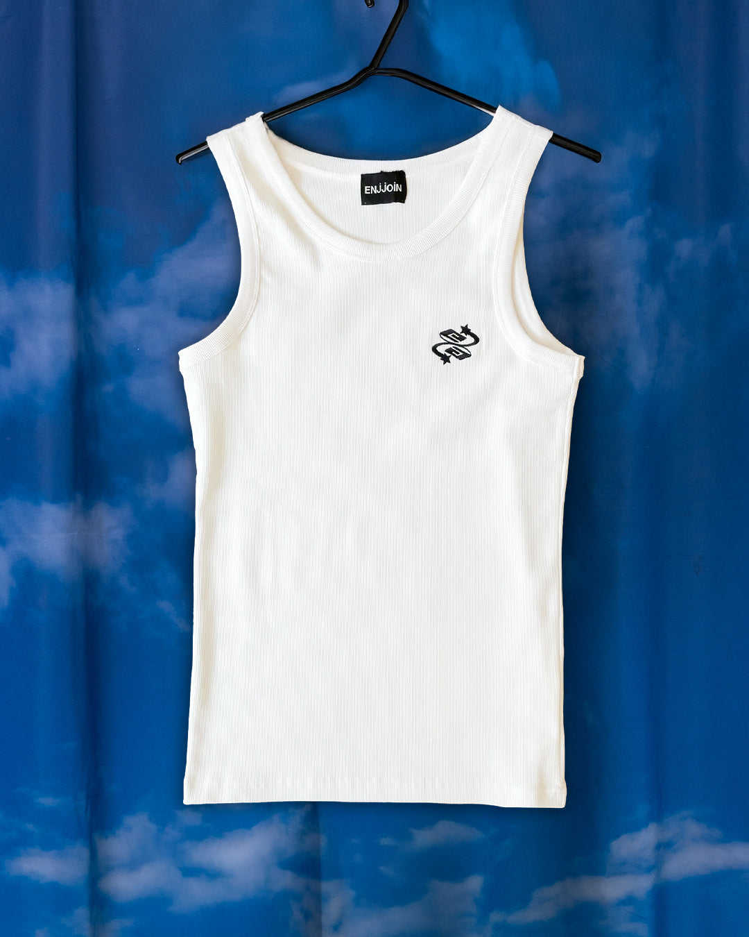 Echo Logo Tank Top White